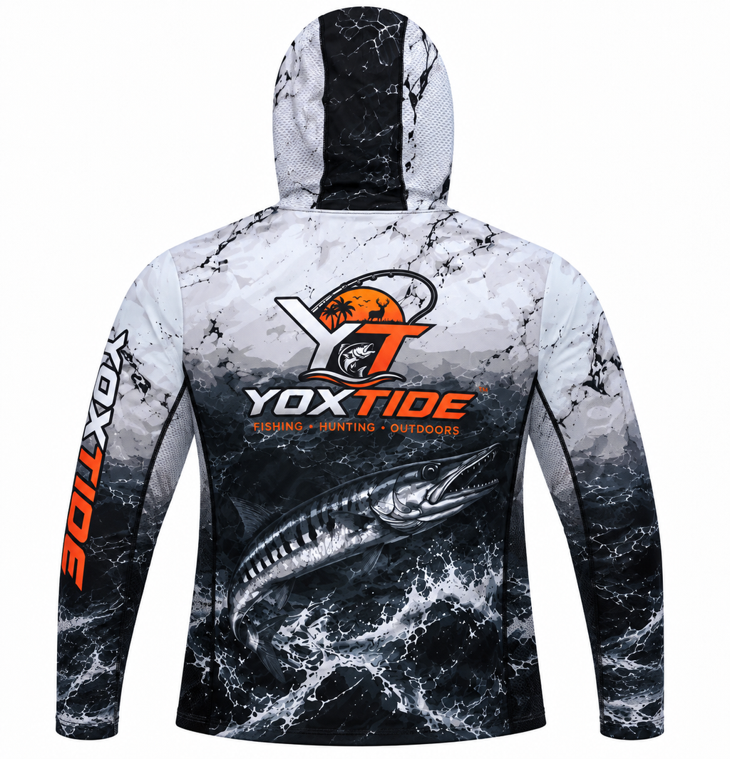 YOXTIDE™ Performance Fishing & Hunting Hoodie – Barracuda Gray