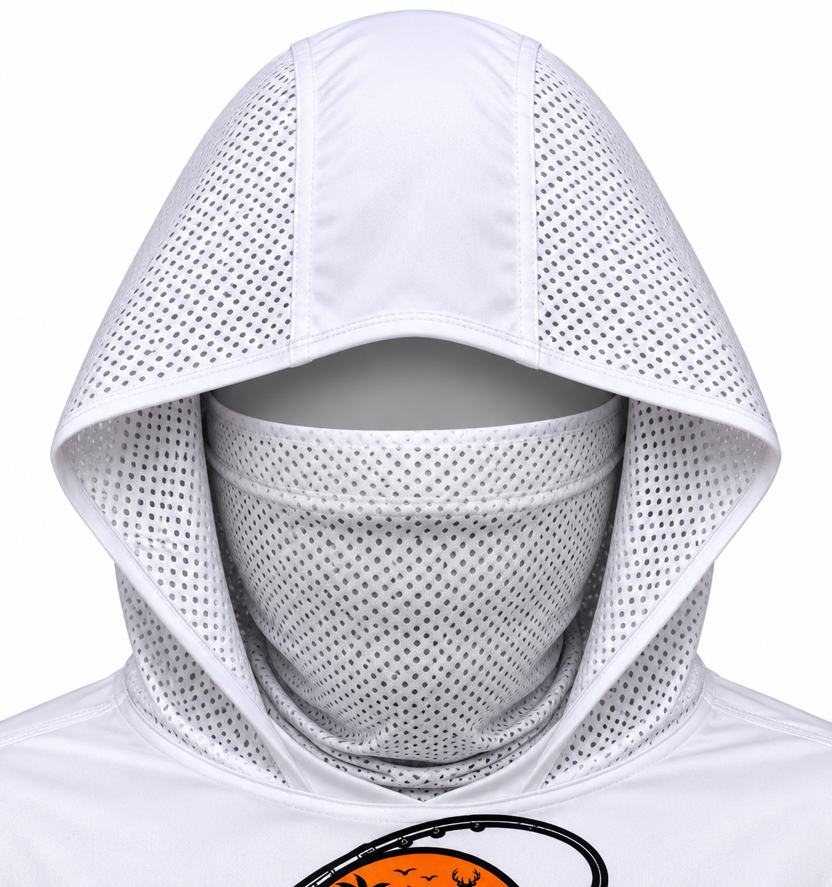 YOXTIDE™ Performance Fishing & Hunting Hoodie – Classic White