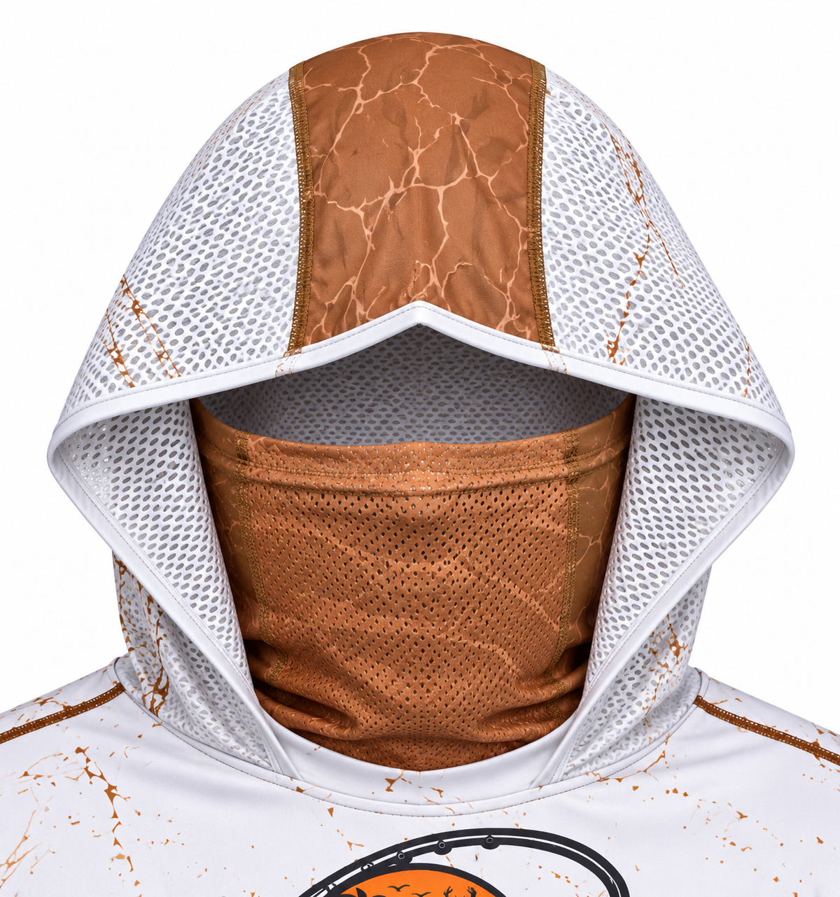 YOXTIDE™ Performance Fishing & Hunting Hoodie – Brown Wave