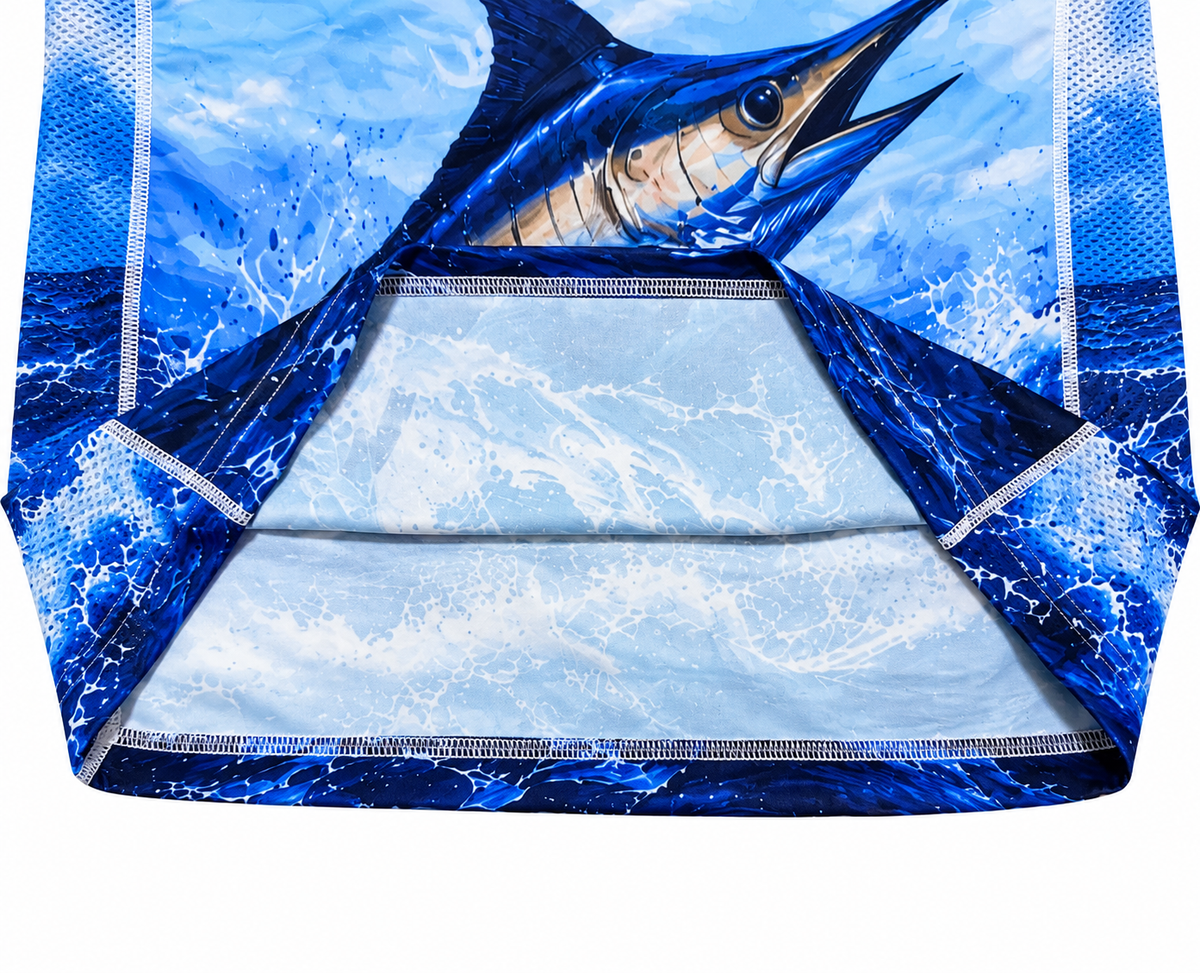 YOXTIDE™ Performance Fishing & Hunting Hoodie - Marlin Blue