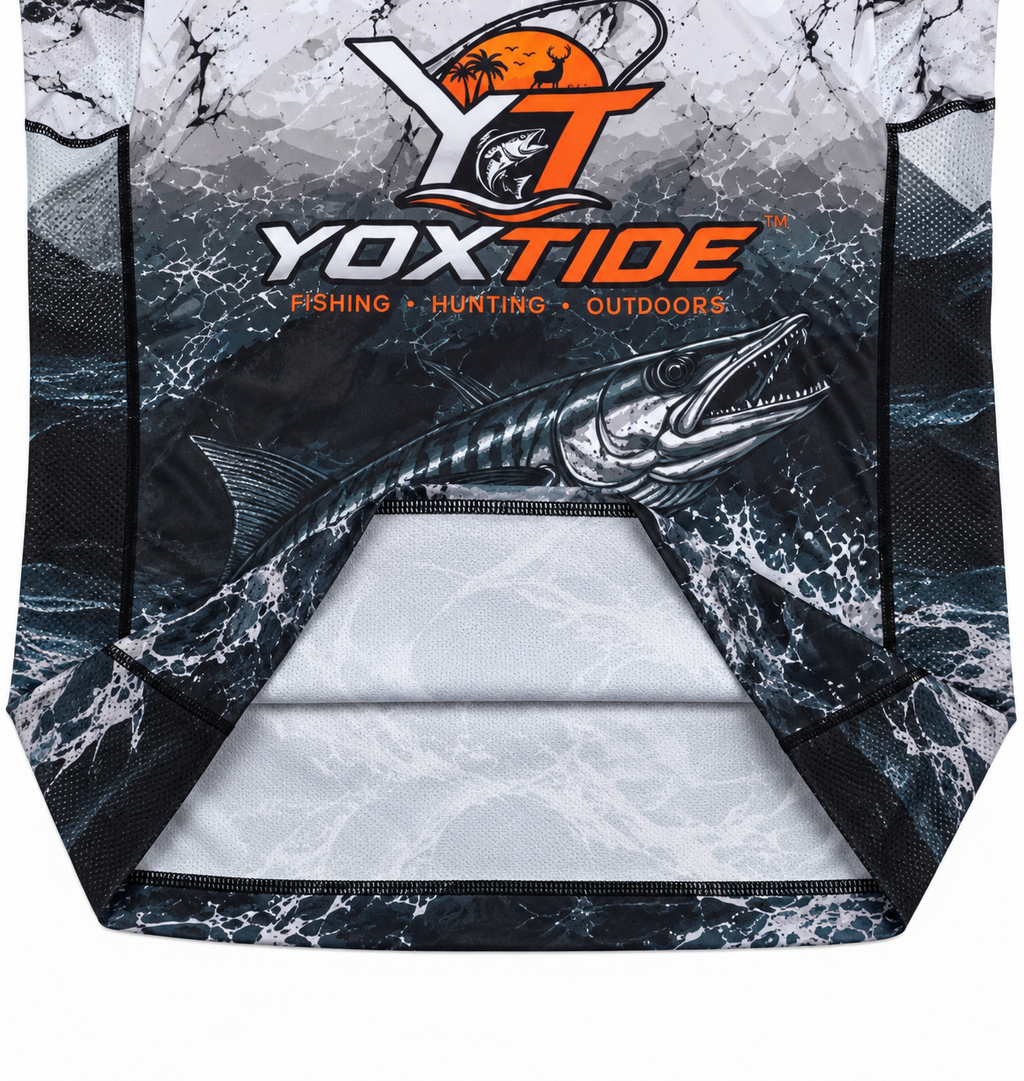 YOXTIDE™ Performance Fishing & Hunting Hoodie – Barracuda Gray