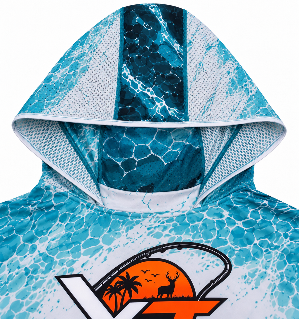 YOXTIDE™ Performance Fishing & Hunting Hoodie – Boat & Compass